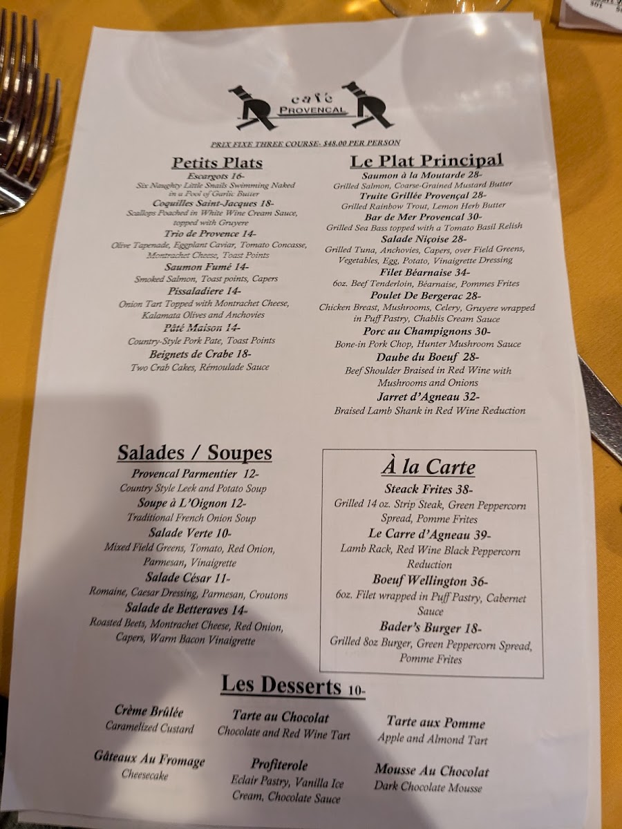 Menu Cafe Provencal-2