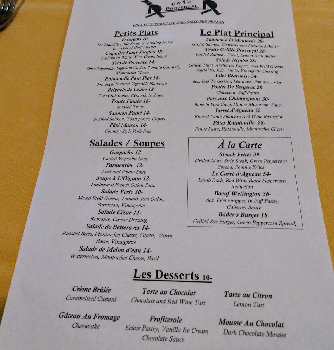 Menu Cafe Provencal-4